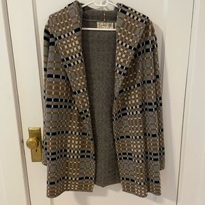 Anthropologie Plaid Coat